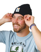 Evergreen Cuffed Beanie | Black