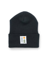 Evergreen Cuffed Beanie | Black