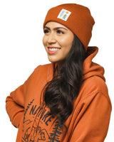 Evergreen Cuffed Beanie | Copper