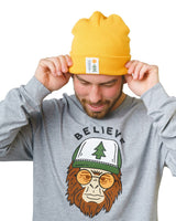Evergreen Cuffed Beanie | Gold