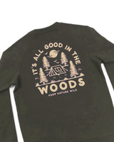 Keep Nature Wild Outerwear Good in the Woods Unisex Crewneck Sweatshirt | Heather Forest
