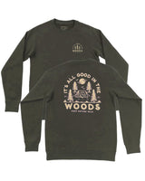 Keep Nature Wild Outerwear Good in the Woods Unisex Crewneck Sweatshirt | Heather Forest