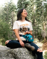 Happy Tails on Trails Forest Unisex Tee | Natural