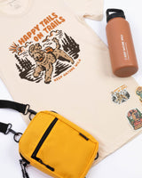 Happy Tails on Trails Forest Unisex Tee | Natural