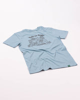 Happy Tails Unisex Tee | Dusty Blue