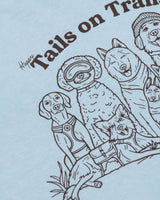 Happy Tails Unisex Tee | Dusty Blue