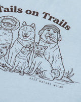 Happy Tails Unisex Tee | Dusty Blue