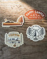 Happy Tent Camper | Sticker