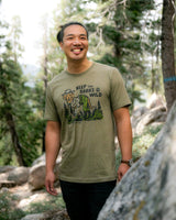 Keep the Barks Wild Unisex Tee | Olive