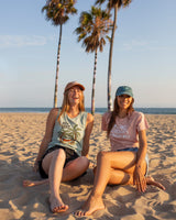 Lost at Last Palms Muscle Tank | Dusty Blue