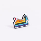 Retro Pines Pride | Enamel Pin