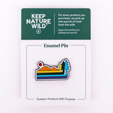 Retro Pines Pride | Enamel Pin