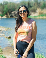 Sunset Chaser Muscle Tank | Rose