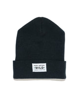 Twin Pines Cuffed Beanie | Black