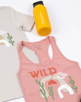 Wild Arches Women’s Racerback Tank | Rose
