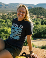Wild Sierra Unisex Tee | Coal