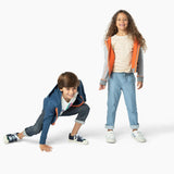 Two-Sided French Terry Zip Up Hoodie