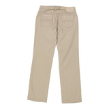 Armani Jeans Trousers - 30W UK 8 Beige Cotton