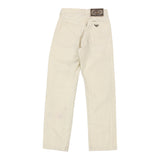 Emporio Armani Trousers - 25W UK 6 Cream Cotton