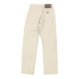 Emporio Armani Trousers - 25W UK 6 Cream Cotton
