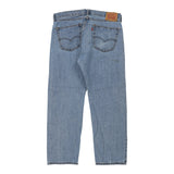 505 Levis Jeans - 36W 30L Blue Cotton