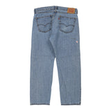 505 Levis Jeans - 36W 30L Blue Cotton
