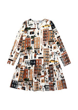 Organic cotton girl's dress - New York