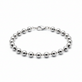 Linked Bead Bracelet with Lobster Clasp