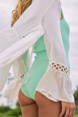 The Liz One Piece Swimsuit Aqua