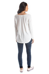 Long-Sleeve Tee - Organic Cotton - White