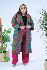 Printed oversized coat Pre Order