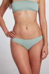 Jenna Classic Brief Bikini Bottom in Sage Green