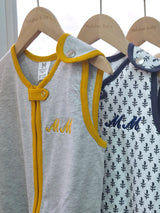 TOG 0.6 (Lightweight) - Erawan Grey Wearable Baby Sleep Sack