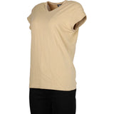 Dolce & Gabbana V-neck T-Shirt - XL Beige Cotton