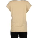 Dolce & Gabbana V-neck T-Shirt - XL Beige Cotton