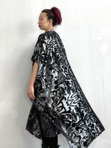 Metallic Silver Velvet Kaftan - Last one!