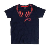 Pre-owned Navy Headphones T-Shirt size: 12 Years Navy Headphones
