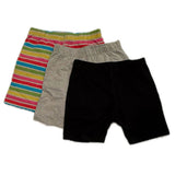 Pre-owned Black | Gray | Gray Stripe Shorts size: 6-14 Years Black | Gray | Gray Stripe