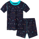 Pre-owned Navy Stars 2-piece Pajamas size: 6-14 Years Navy Stars