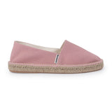 Mila Sustainable, Eco Friendly, Vegan Canvas Espadrille Flats - Pink