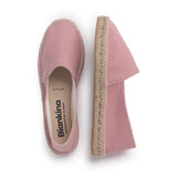 Mila Sustainable, Eco Friendly, Vegan Canvas Espadrille Flats - Pink