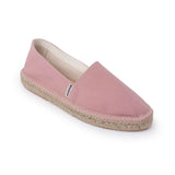 Mila Sustainable, Eco Friendly, Vegan Canvas Espadrille Flats - Pink