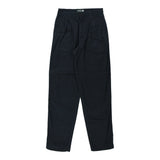 Benetton Trousers - 28W UK 10 Navy Cotton