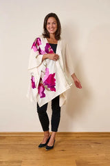 ORGANIC SILK KIMONO- FALLEN LEAF