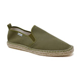 Montpellier Eco Friendly Vegan Slip on Espadrilles - Olive Green