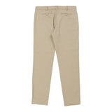 Armani Jeans Trousers - 34W UK 12 Beige Cotton Blend