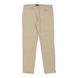 Armani Jeans Trousers - 34W UK 12 Beige Cotton Blend