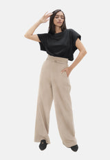 Muscat - Bold Shoulder Tee - Black Sand