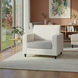 Anyhouz Sofa Cushion Cover – Gray Polyester, Thick Stretchable, 1Pc Living Room Chair