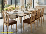 Anyseat Coffee PU Leather Chair Cover – Slipcover for Dining, Kitchen, Hotel, Banquet & Living Room Chairs
